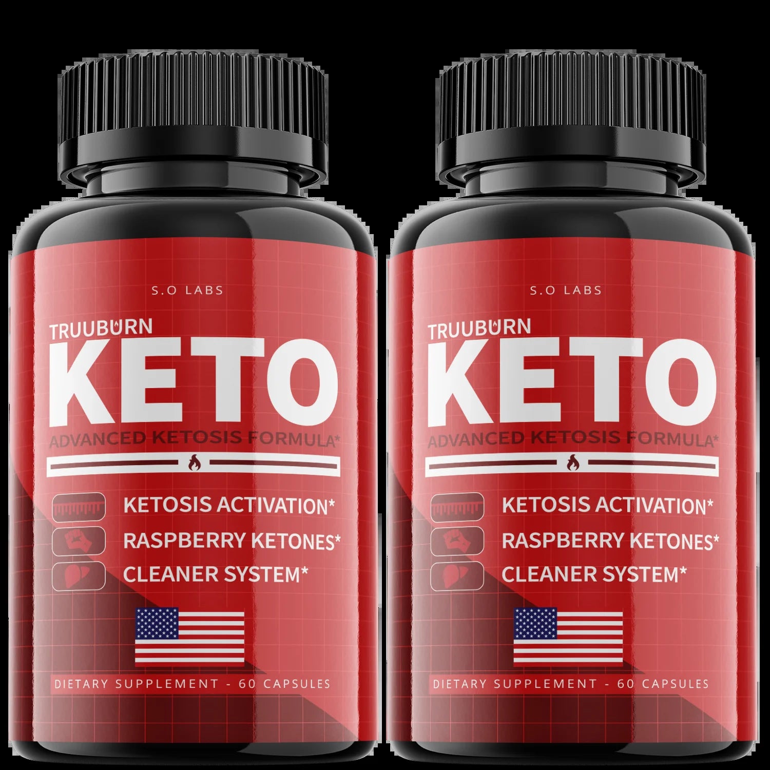 (2 Pack) Truuburn Keto Diet Pills with Truuburn Keto Advanced Formula True Burn Tablets for Appetite Control & Suppressants (120 Capsules)