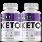 (2 Pack) Kure Keto Pills - Supplement for Weight Loss Appetite Control & Suppressants - 120 Capsules