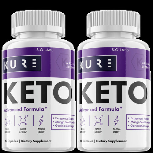 (2 Pack) Kure Keto Pills - Supplement for Weight Loss Appetite Control & Suppressants - 120 Capsules