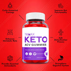 (2 Pack) Trimax Keto ACV Gummies - Supplement for Weight Loss - Energy & Focus Boosting Dietary Supplements for Weight Management & Metabolism - Fat Burn - 120 Gummies