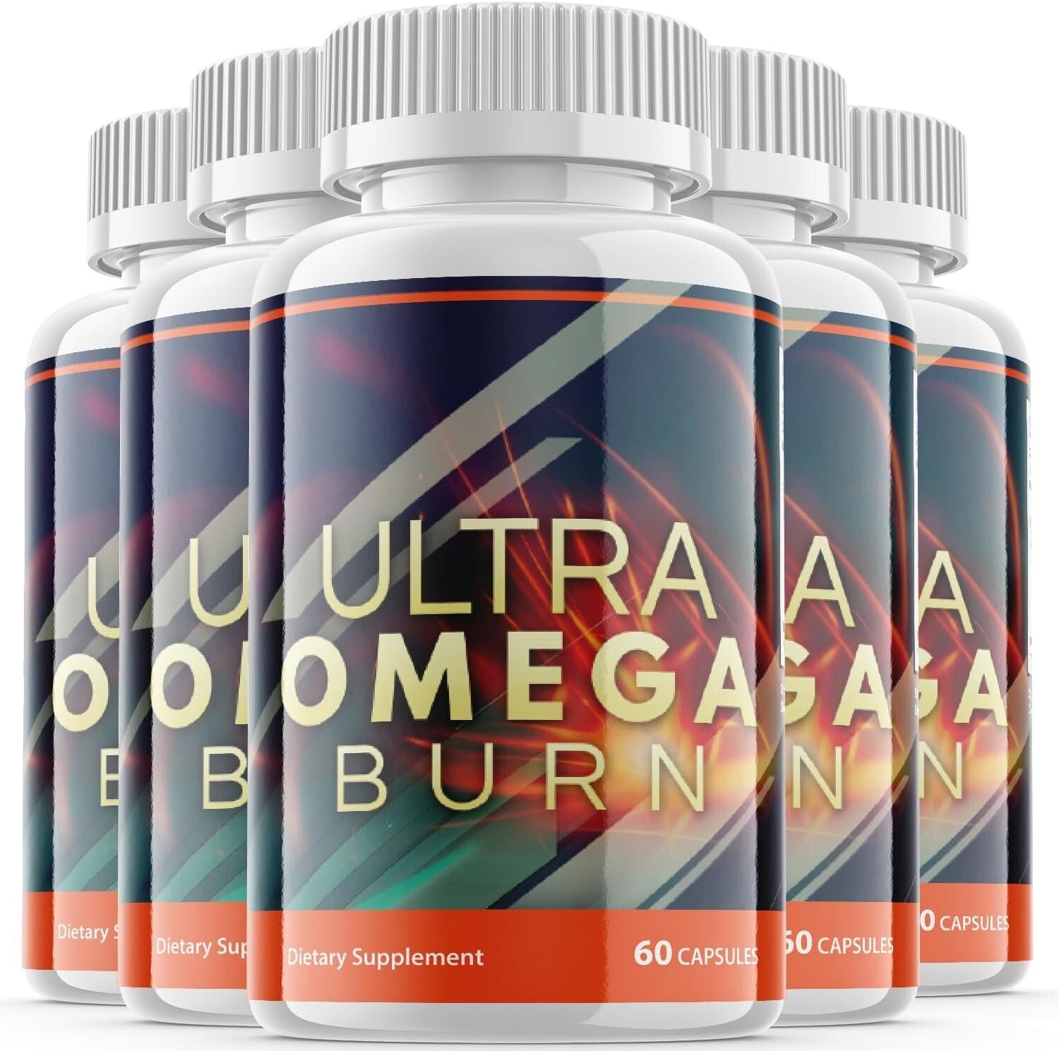 5- Ultra Omega Burn Supplement Pills, Support Weight Loss & Fat Burn (300 Pills)