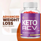 (5 Pack) Be Slim Keto ACV Gummies - Supplement for Weight Loss - Energy & Focus Boosting Dietary Supplements for Weight Management & Metabolism - Fat Burn - 300 Gummies